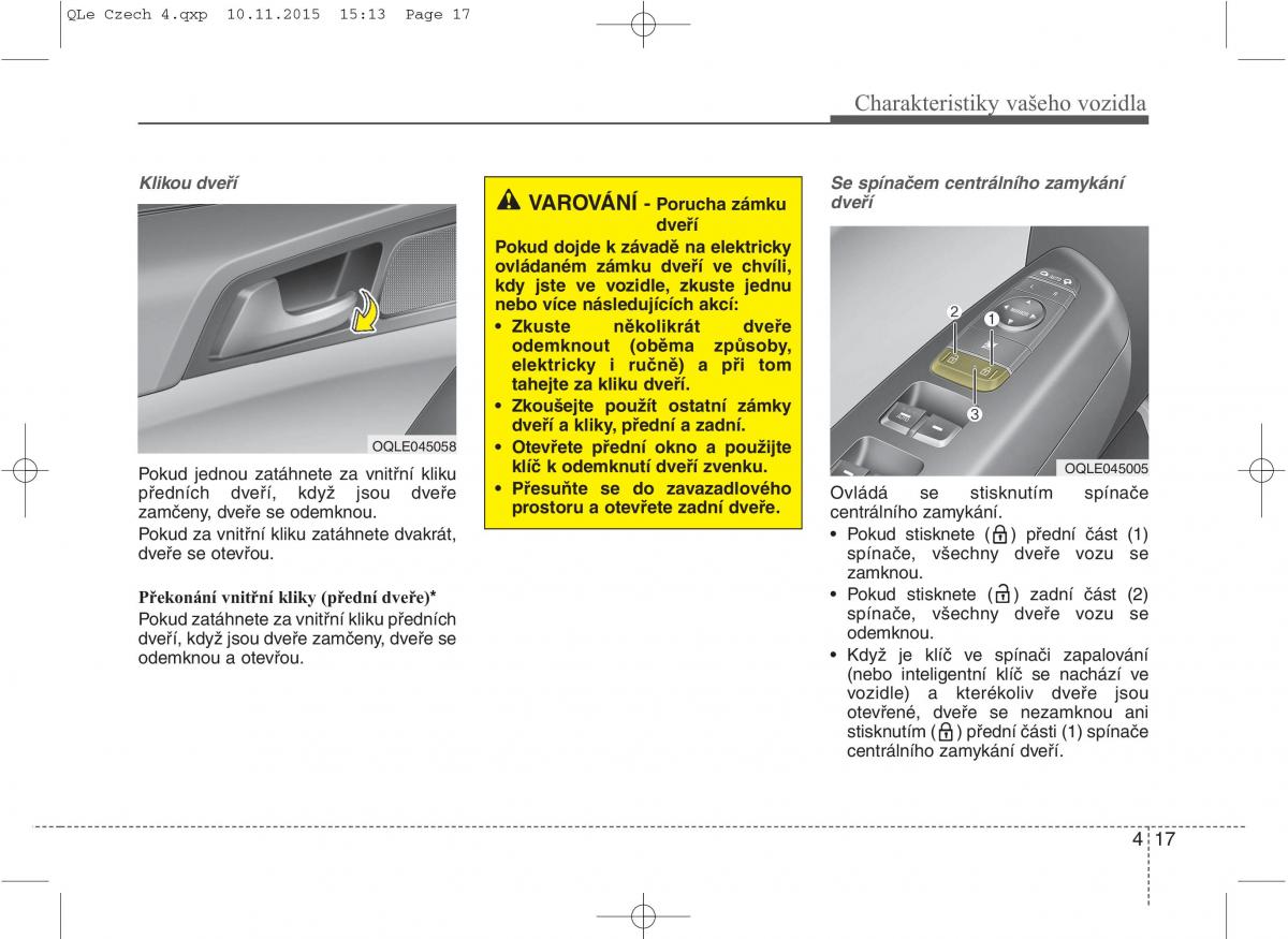 KIA Sportage IV navod k obsludze / page 106