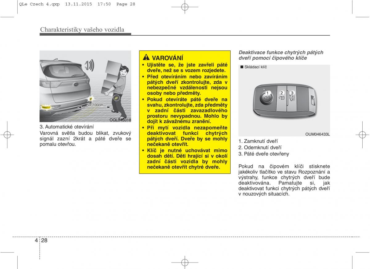 KIA Sportage IV navod k obsludze / page 117