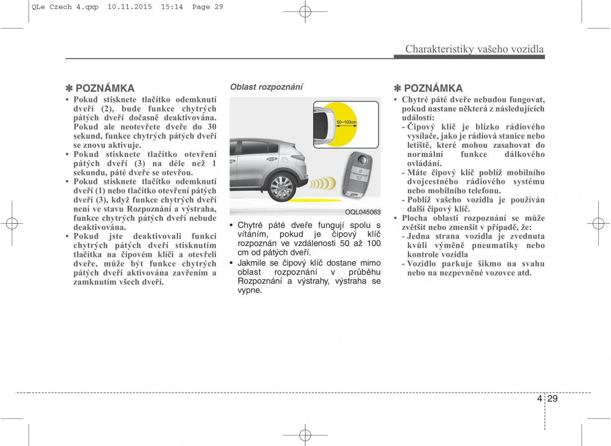 KIA Sportage IV navod k obsludze / page 118