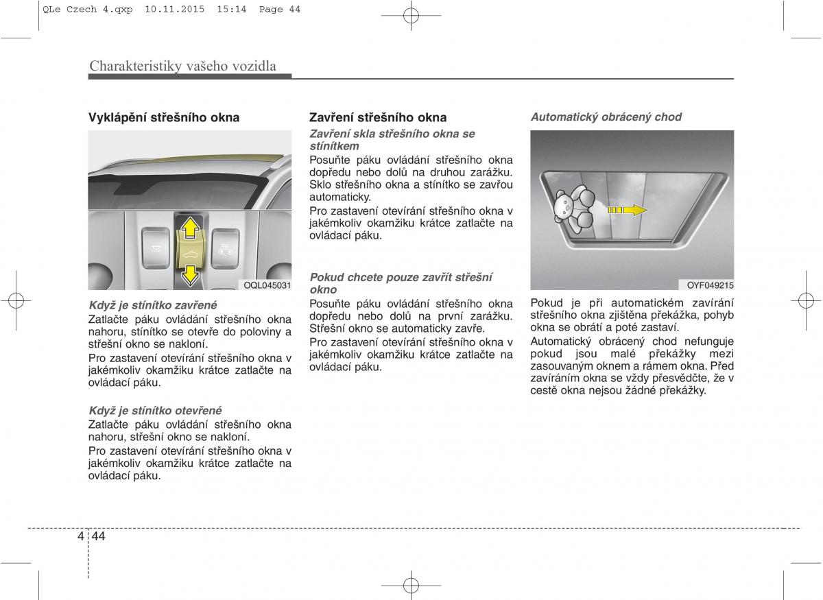 KIA Sportage IV navod k obsludze / page 133