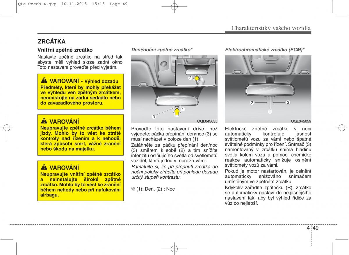 KIA Sportage IV navod k obsludze / page 138