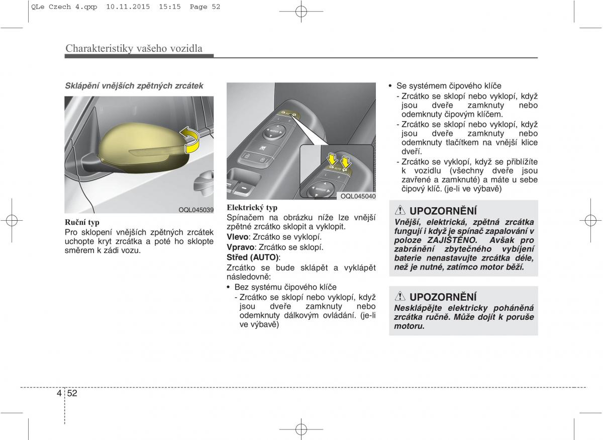 KIA Sportage IV navod k obsludze / page 141