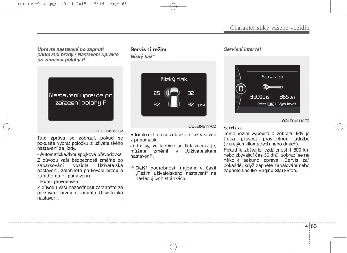 KIA Sportage IV navod k obsludze / page 152