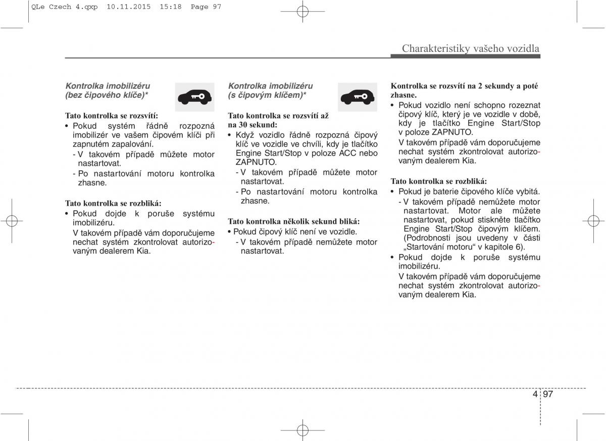 KIA Sportage IV navod k obsludze / page 186