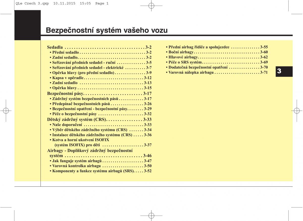 KIA Sportage IV navod k obsludze / page 19