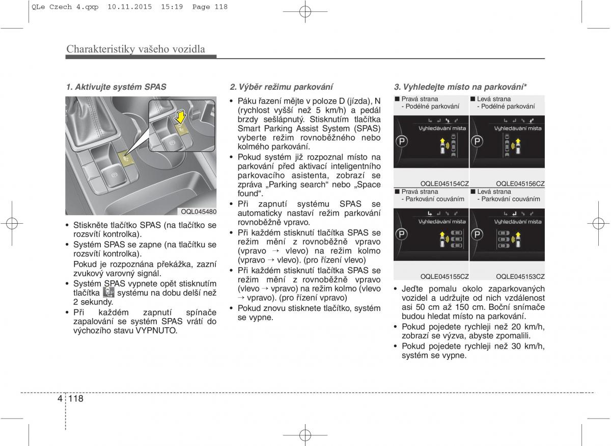 KIA Sportage IV navod k obsludze / page 207