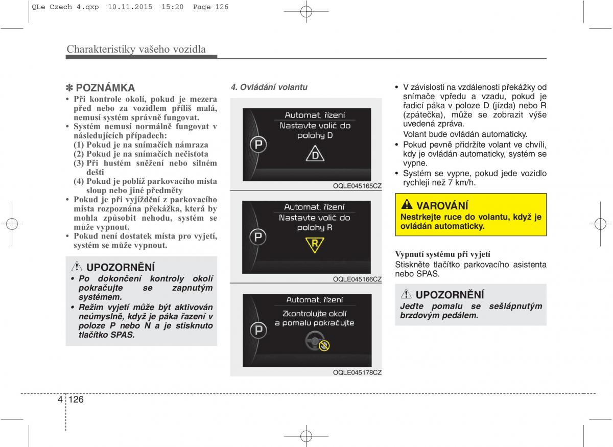 KIA Sportage IV navod k obsludze / page 215