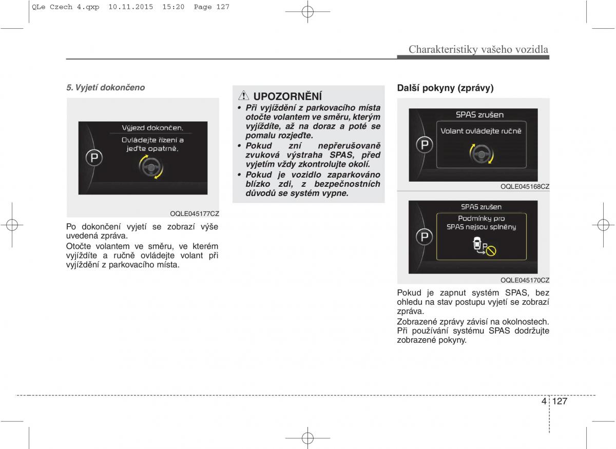 KIA Sportage IV navod k obsludze / page 216