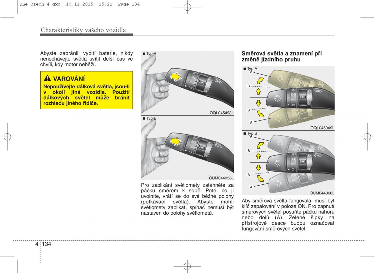 KIA Sportage IV navod k obsludze / page 223