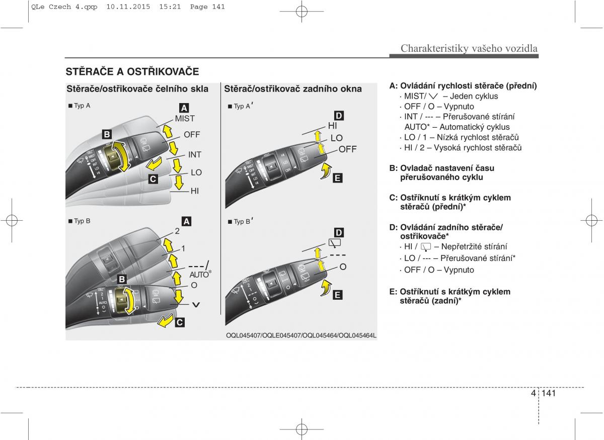 KIA Sportage IV navod k obsludze / page 230