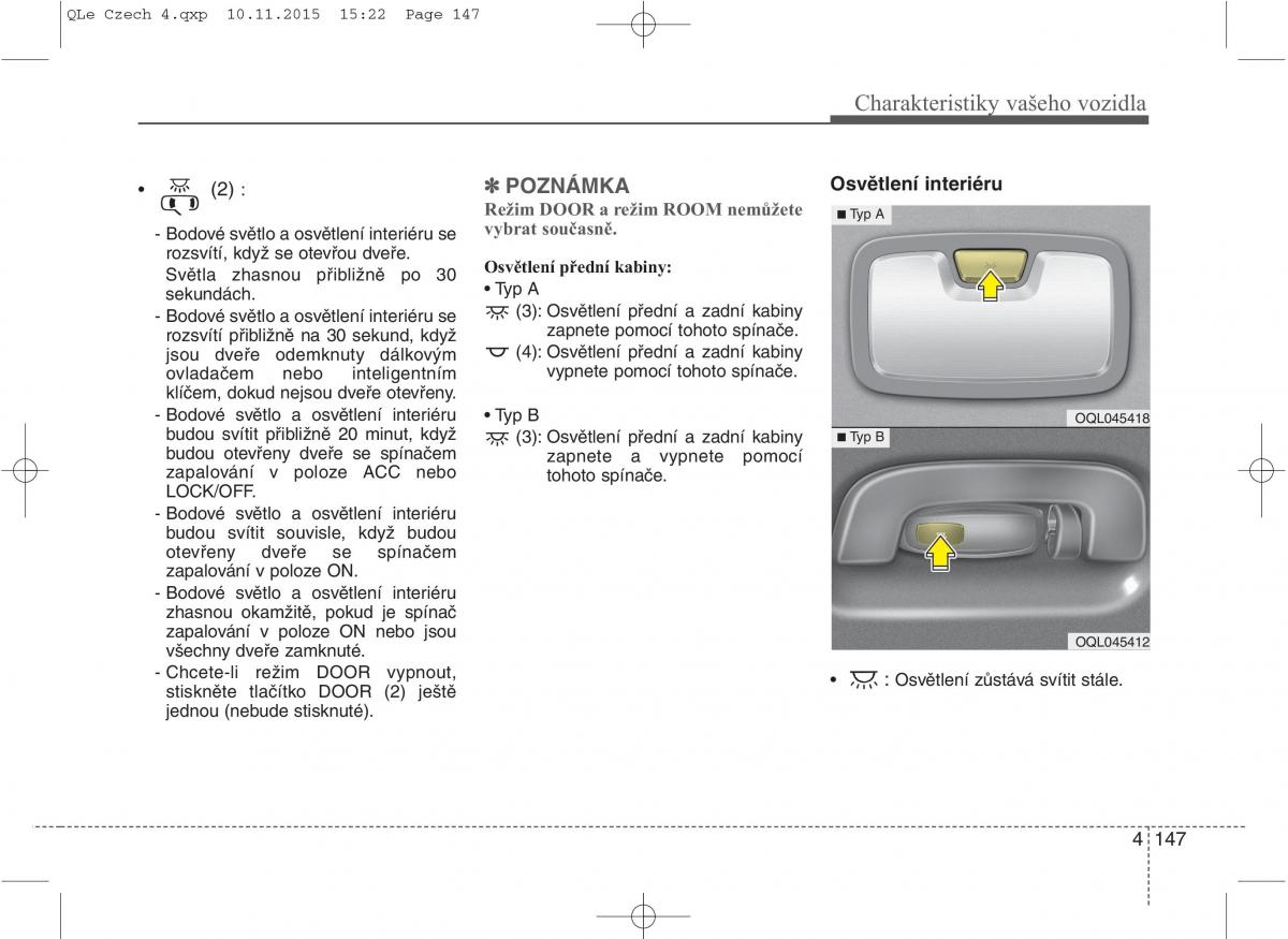 KIA Sportage IV navod k obsludze / page 236