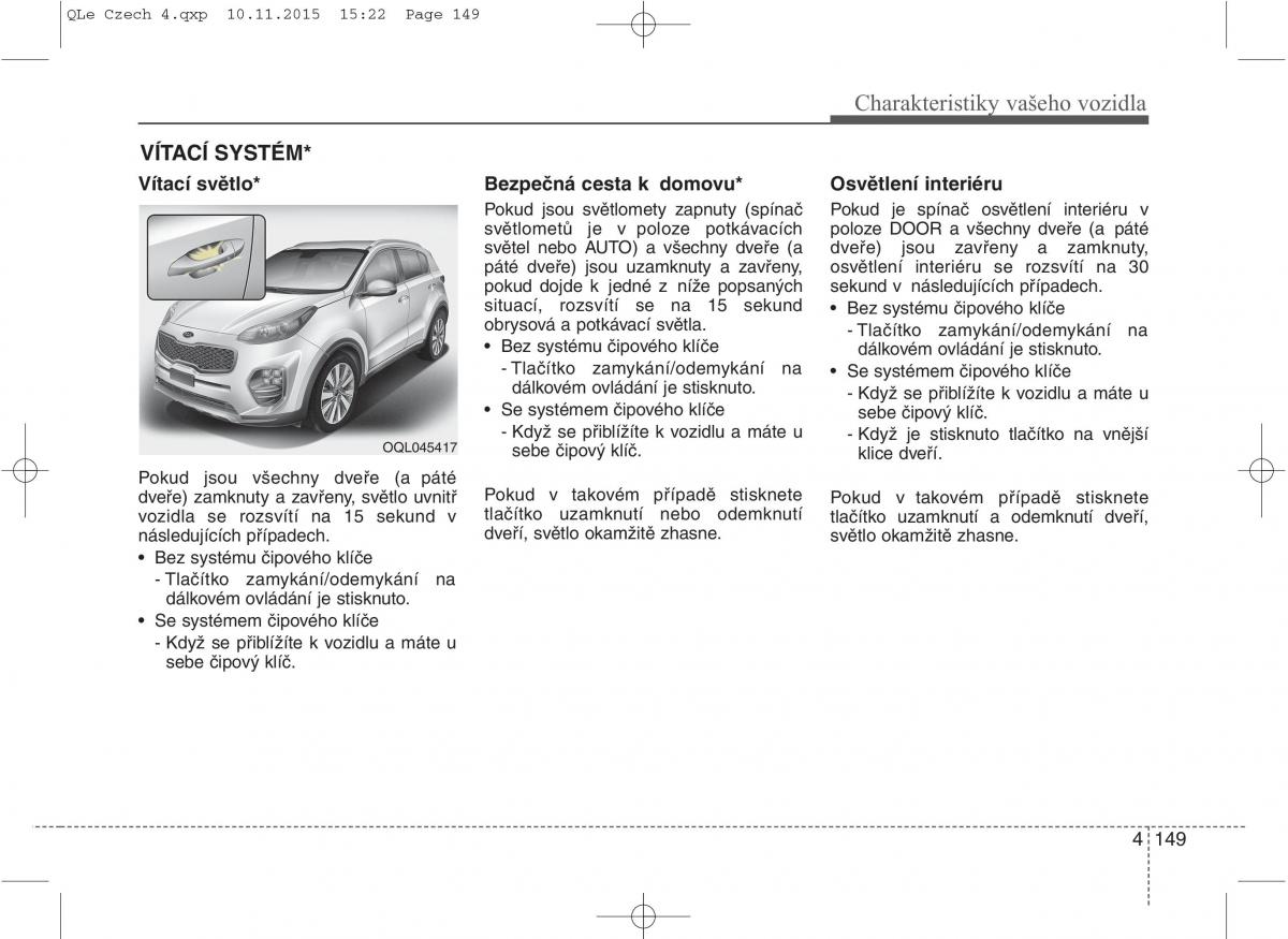 KIA Sportage IV navod k obsludze / page 238