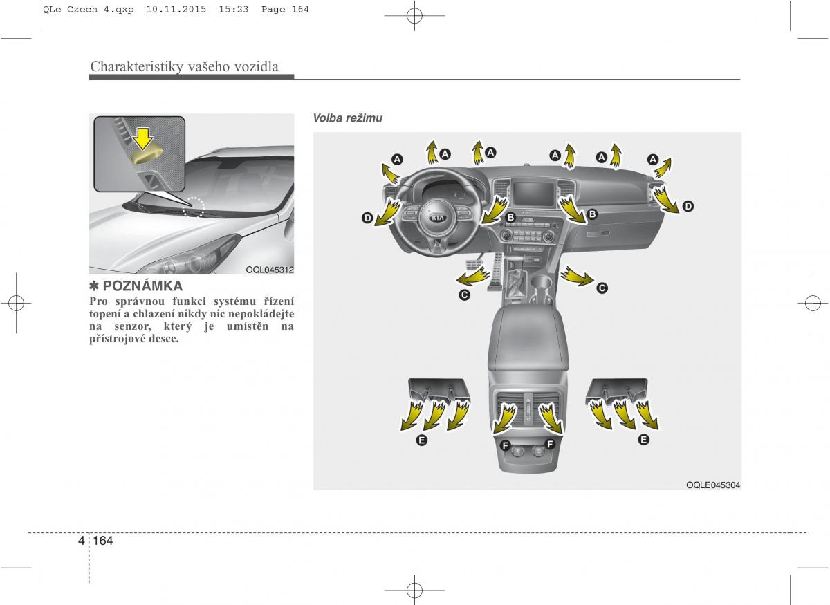 KIA Sportage IV navod k obsludze / page 253