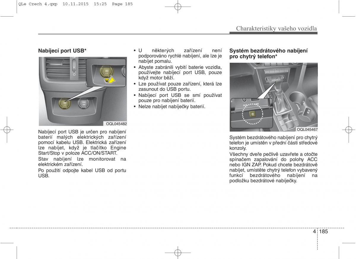 KIA Sportage IV navod k obsludze / page 274