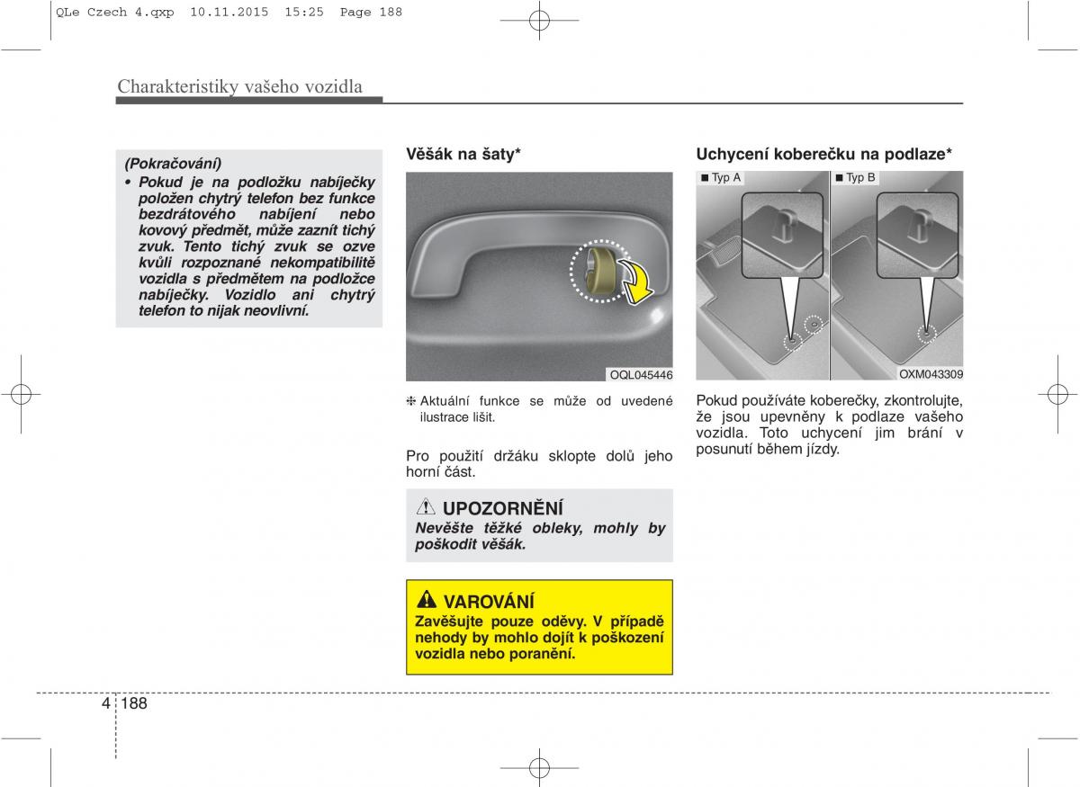 KIA Sportage IV navod k obsludze / page 277