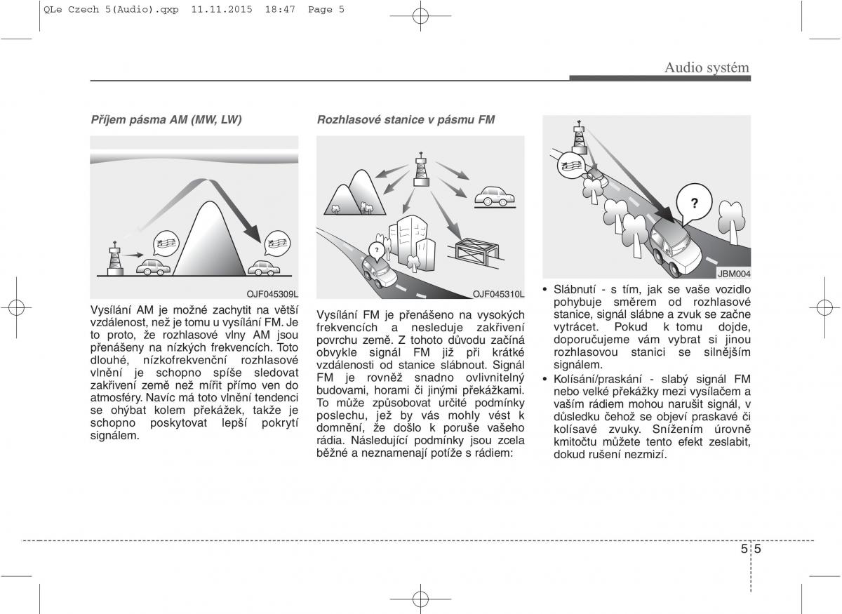 KIA Sportage IV navod k obsludze / page 287