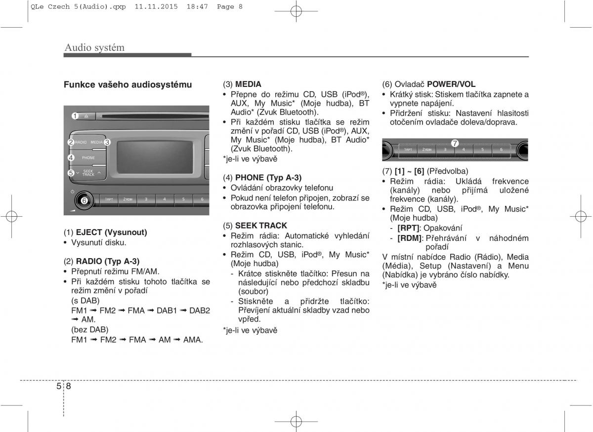 KIA Sportage IV navod k obsludze / page 290