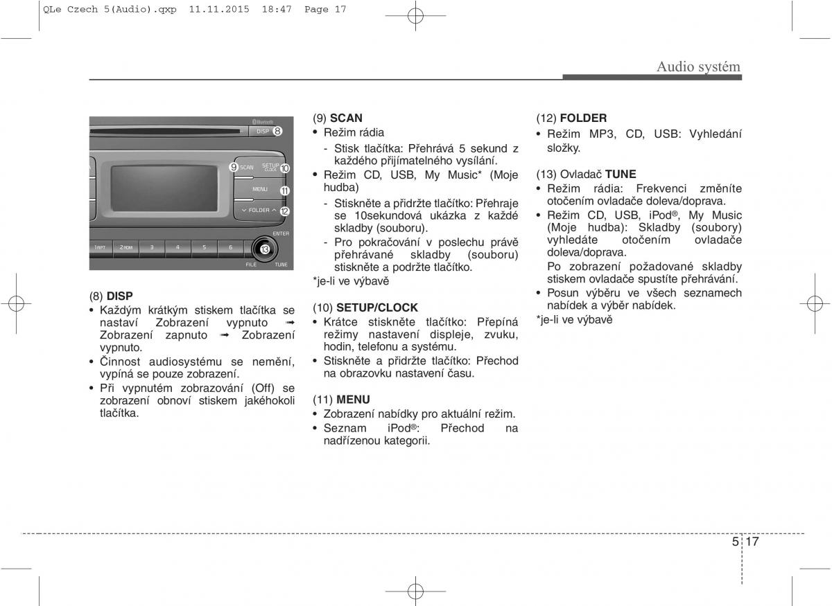 KIA Sportage IV navod k obsludze / page 299