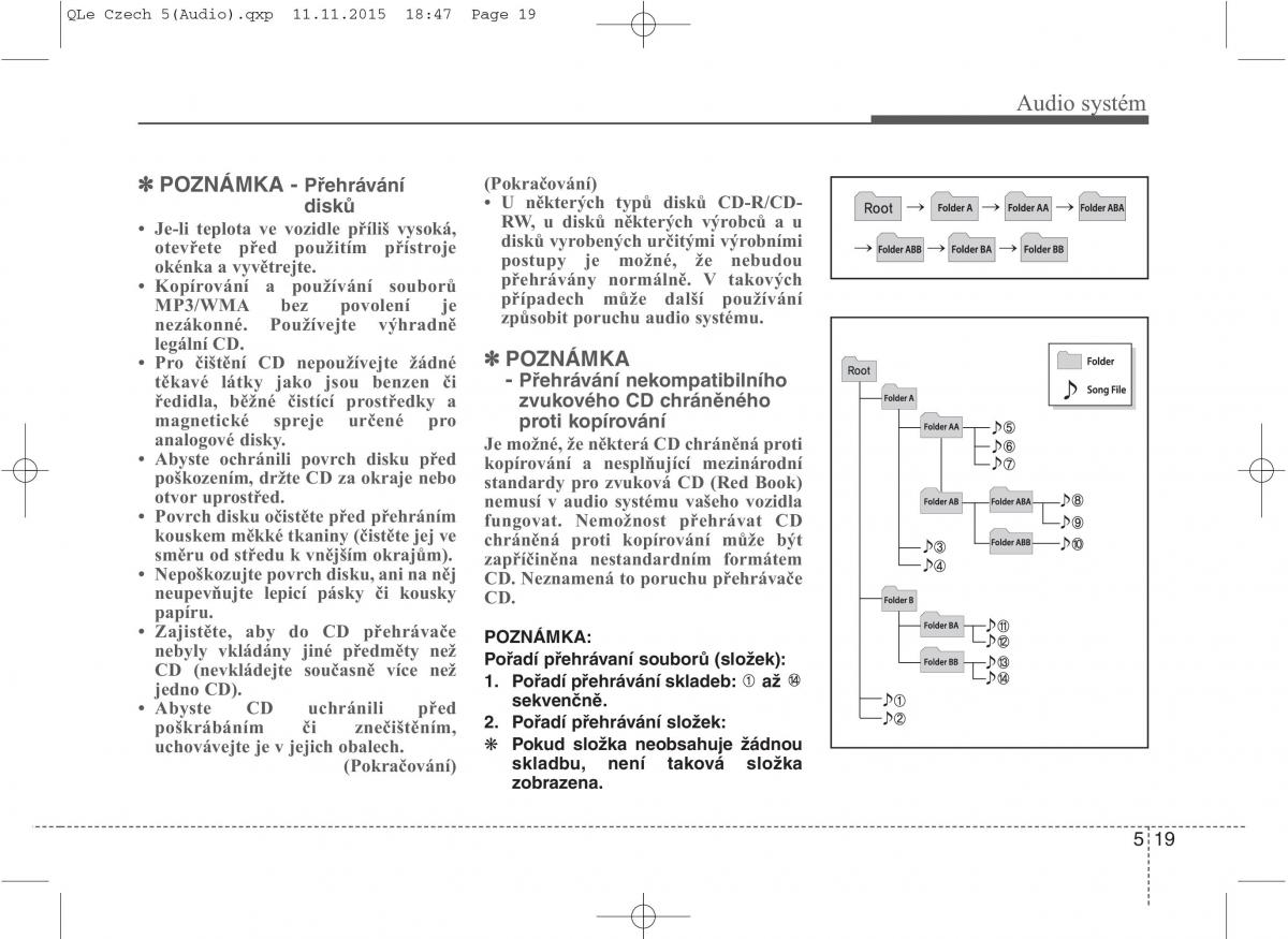 KIA Sportage IV navod k obsludze / page 301