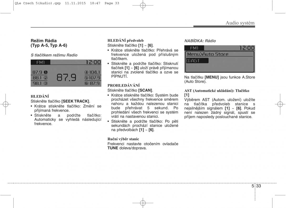 KIA Sportage IV navod k obsludze / page 315