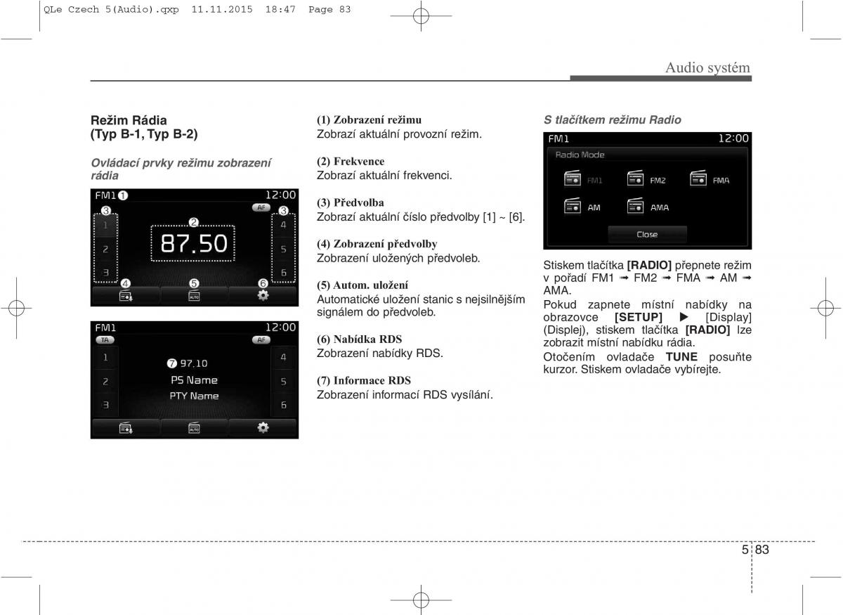 KIA Sportage IV navod k obsludze / page 365