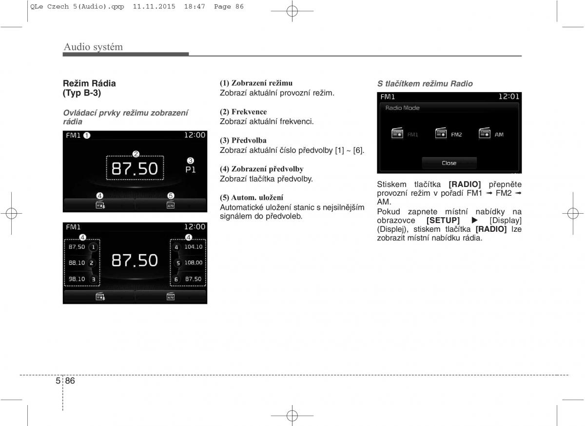 KIA Sportage IV navod k obsludze / page 368