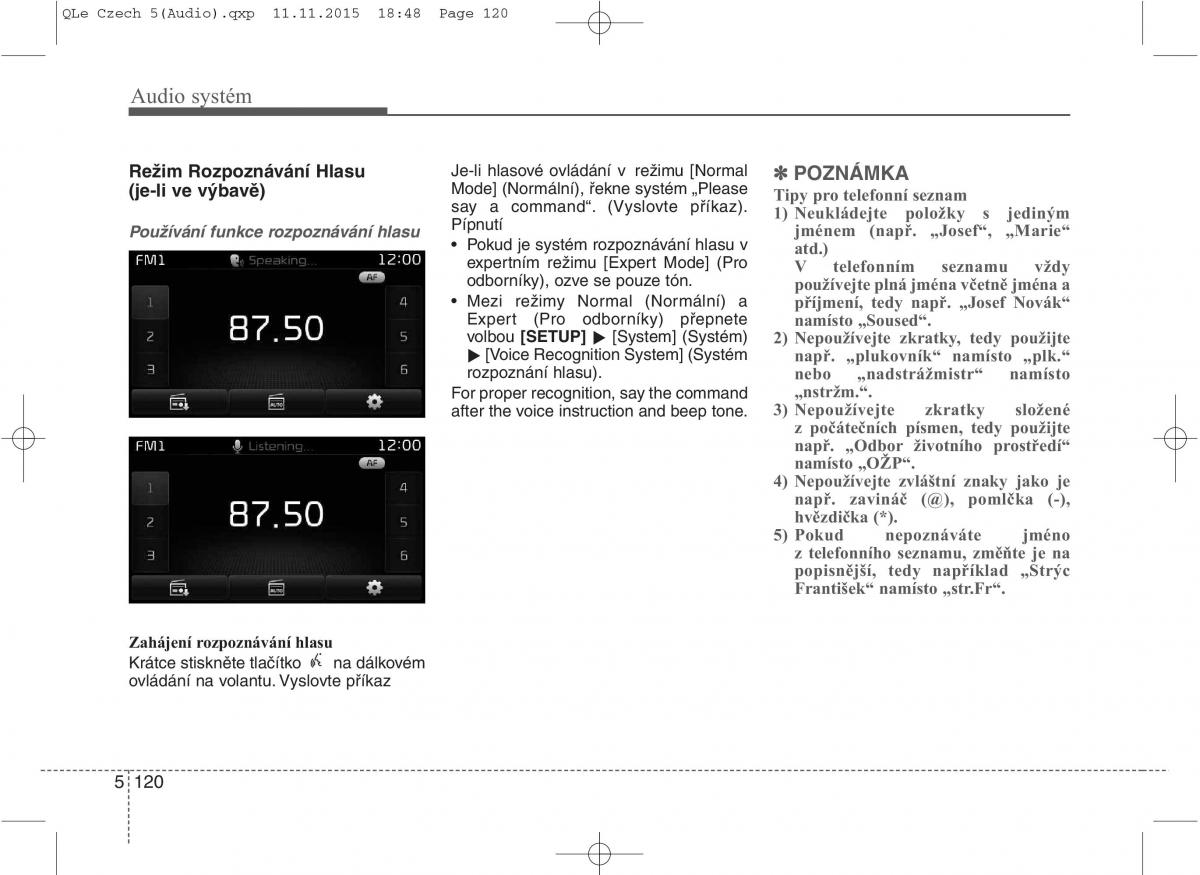 KIA Sportage IV navod k obsludze / page 402