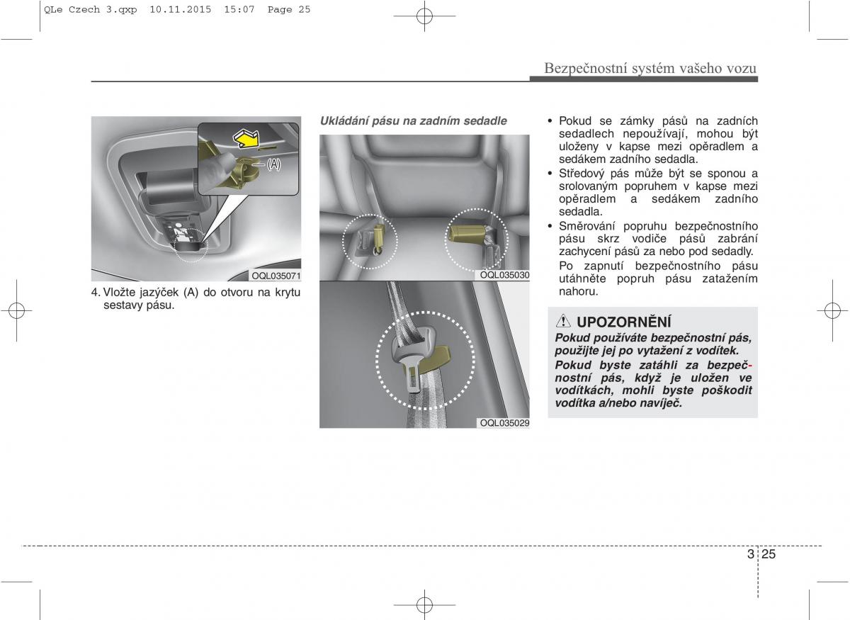 KIA Sportage IV navod k obsludze / page 43