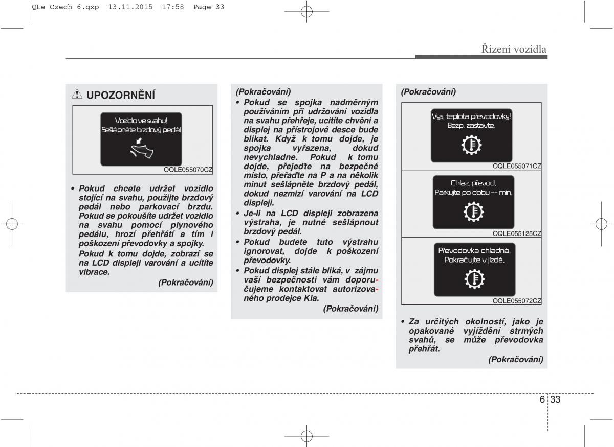 KIA Sportage IV navod k obsludze / page 467