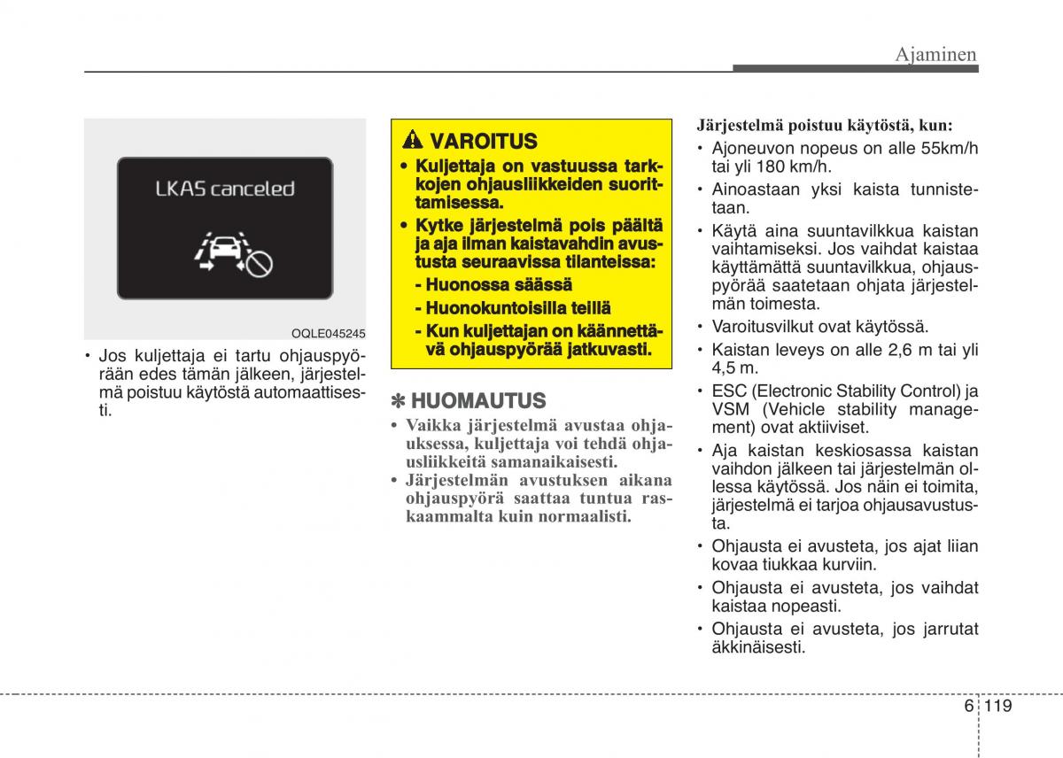 KIA Sportage IV omistajan kasikirja / page 551