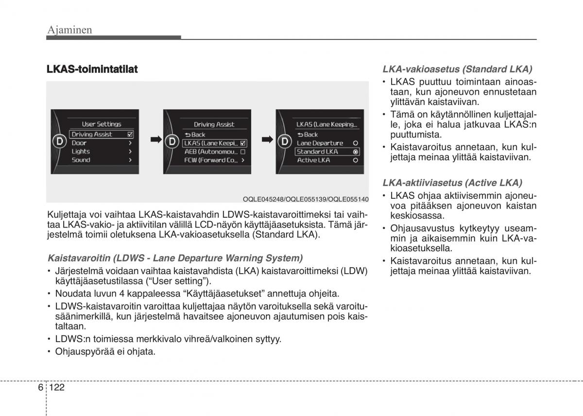 KIA Sportage IV omistajan kasikirja / page 554