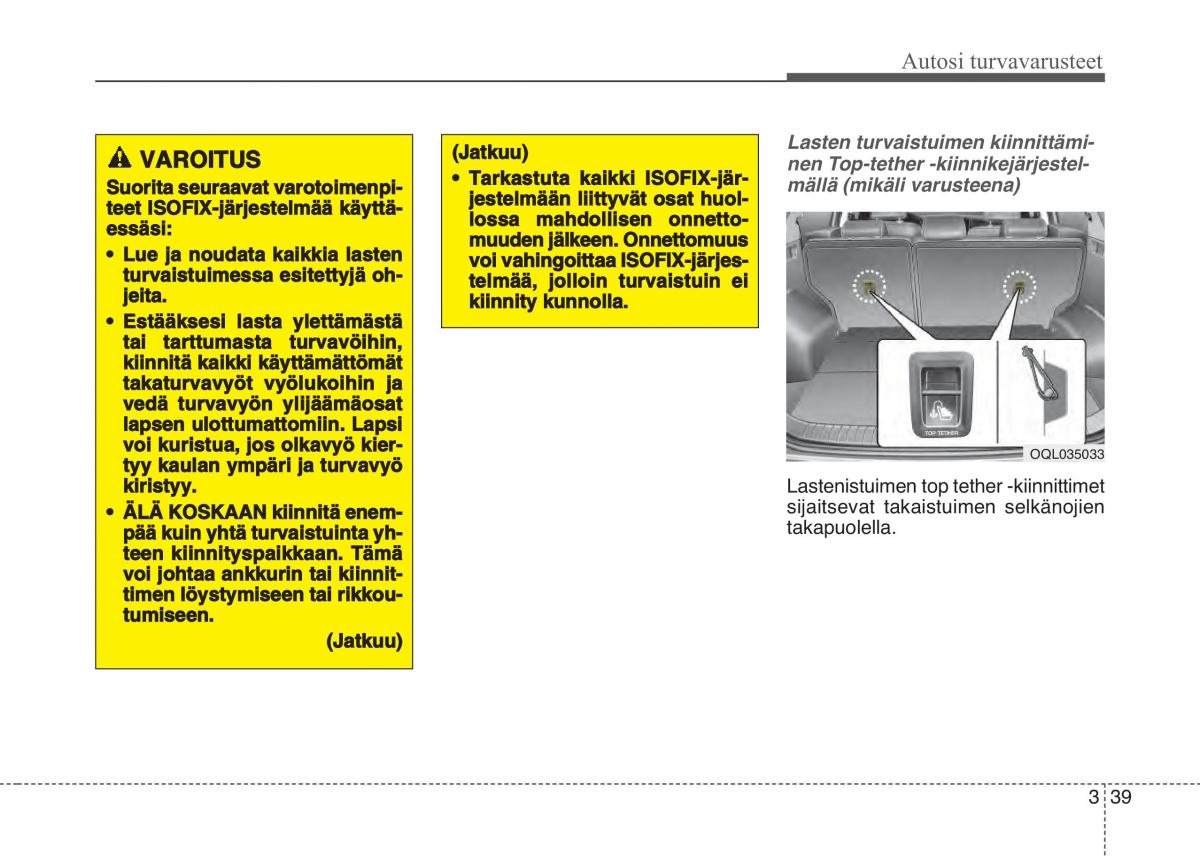 KIA Sportage IV omistajan kasikirja / page 58