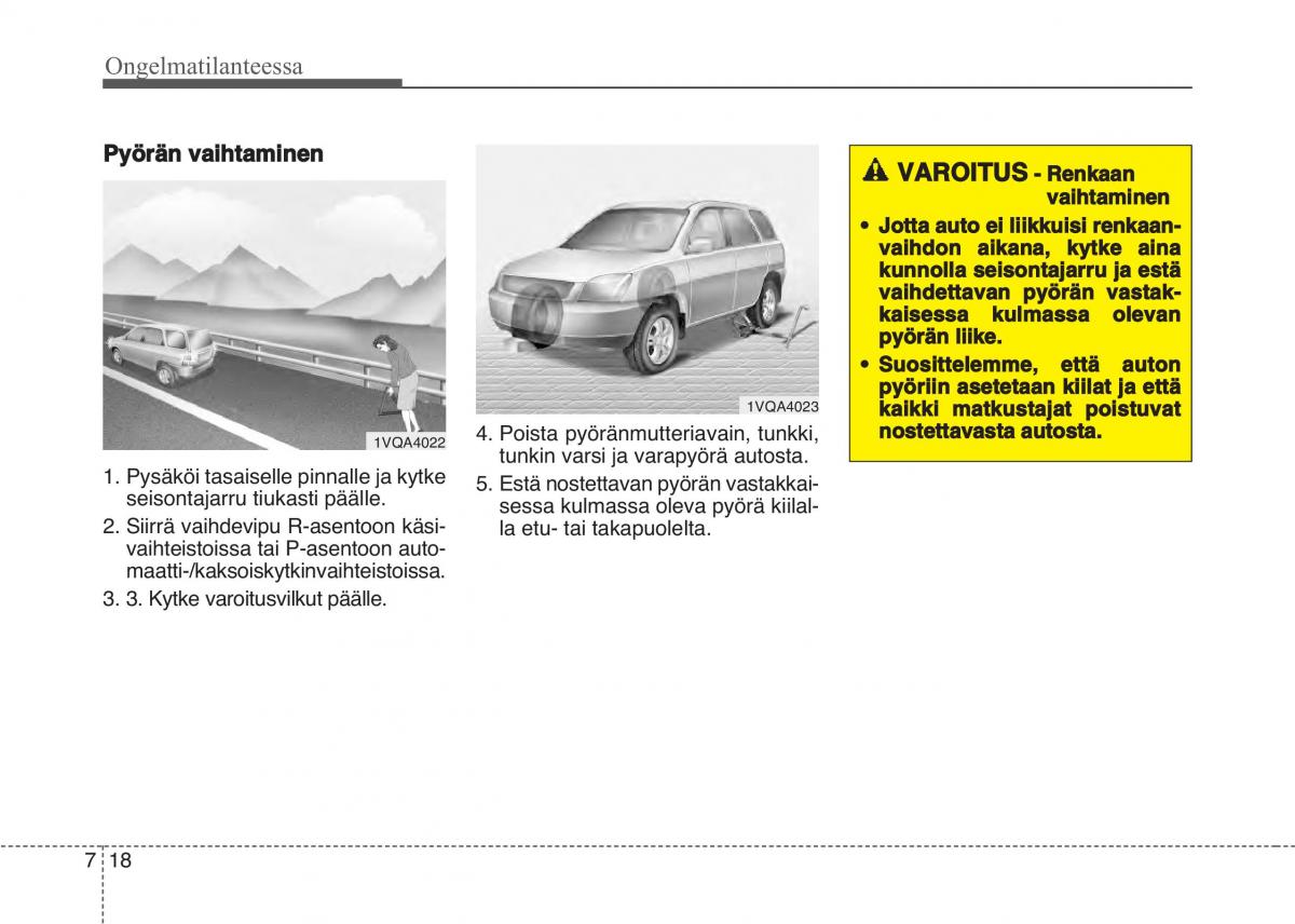 KIA Sportage IV omistajan kasikirja / page 604