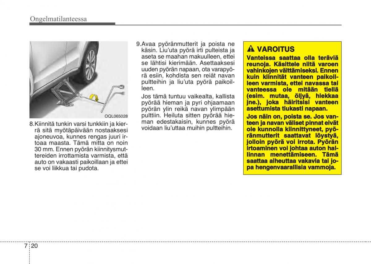 KIA Sportage IV omistajan kasikirja / page 606