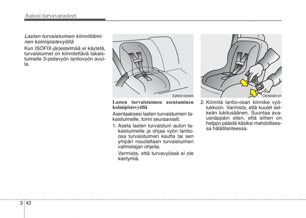 KIA Sportage IV omistajan kasikirja / page 61