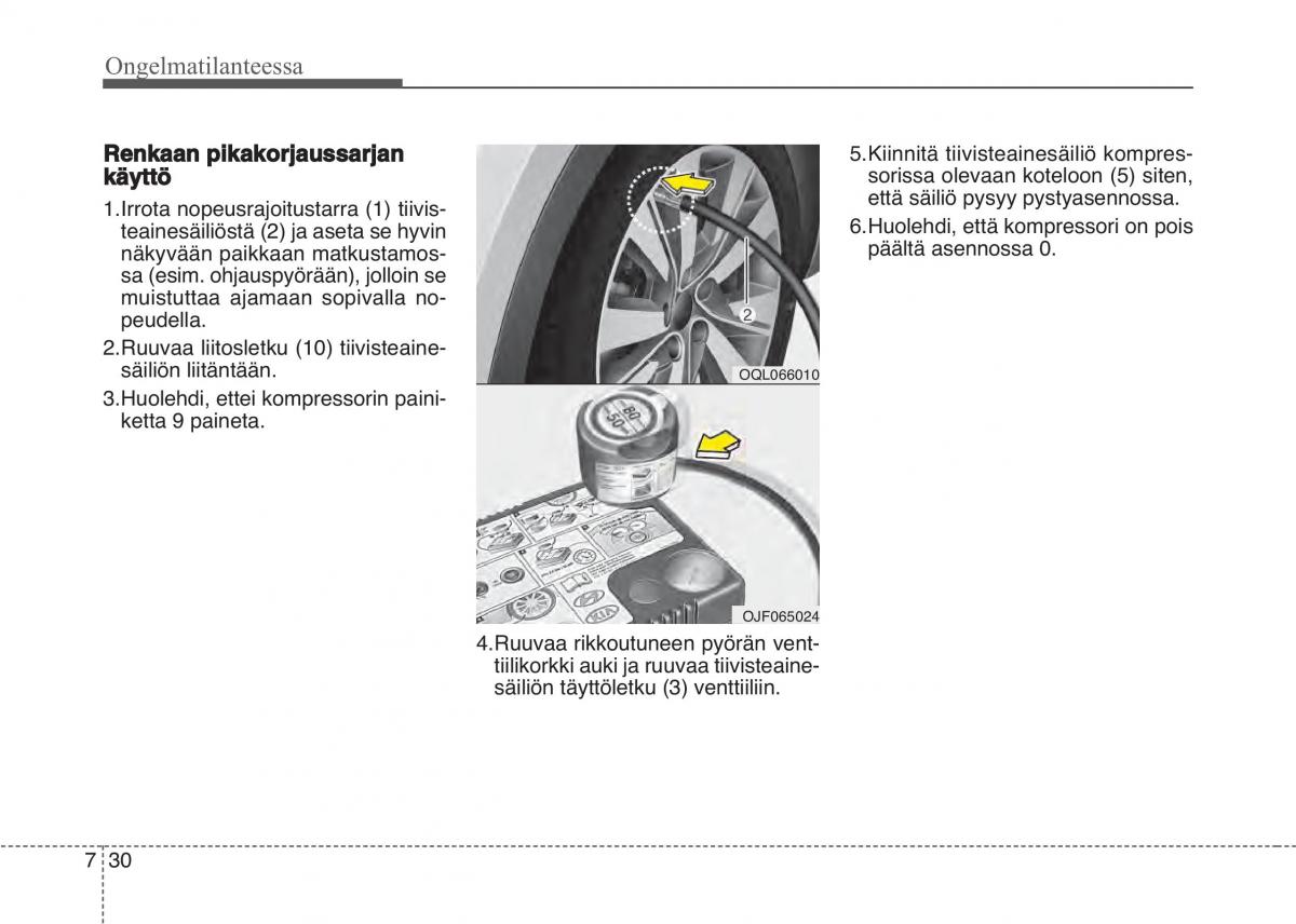 KIA Sportage IV omistajan kasikirja / page 616