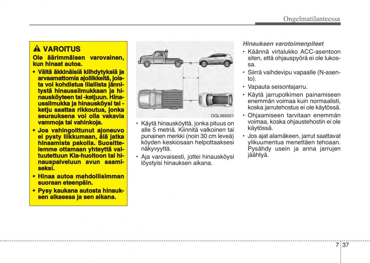 KIA Sportage IV omistajan kasikirja / page 623