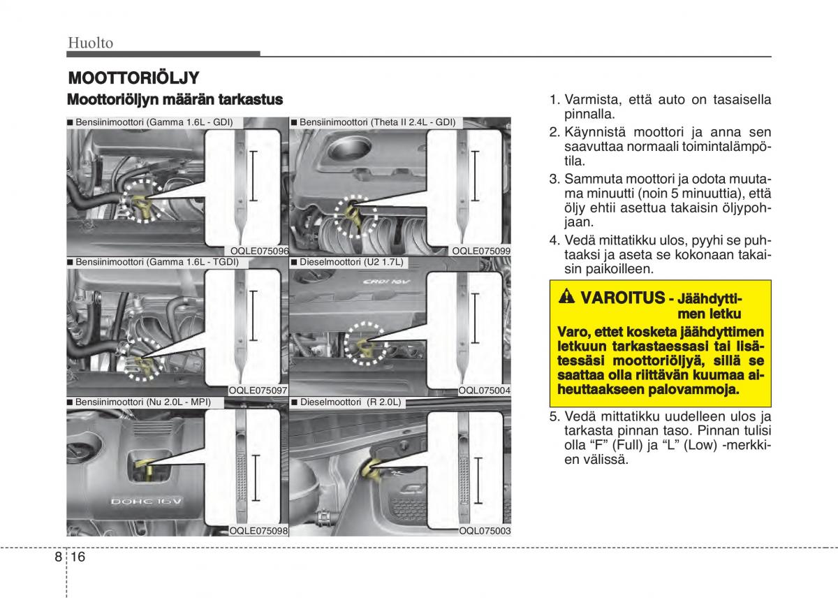 KIA Sportage IV omistajan kasikirja / page 641