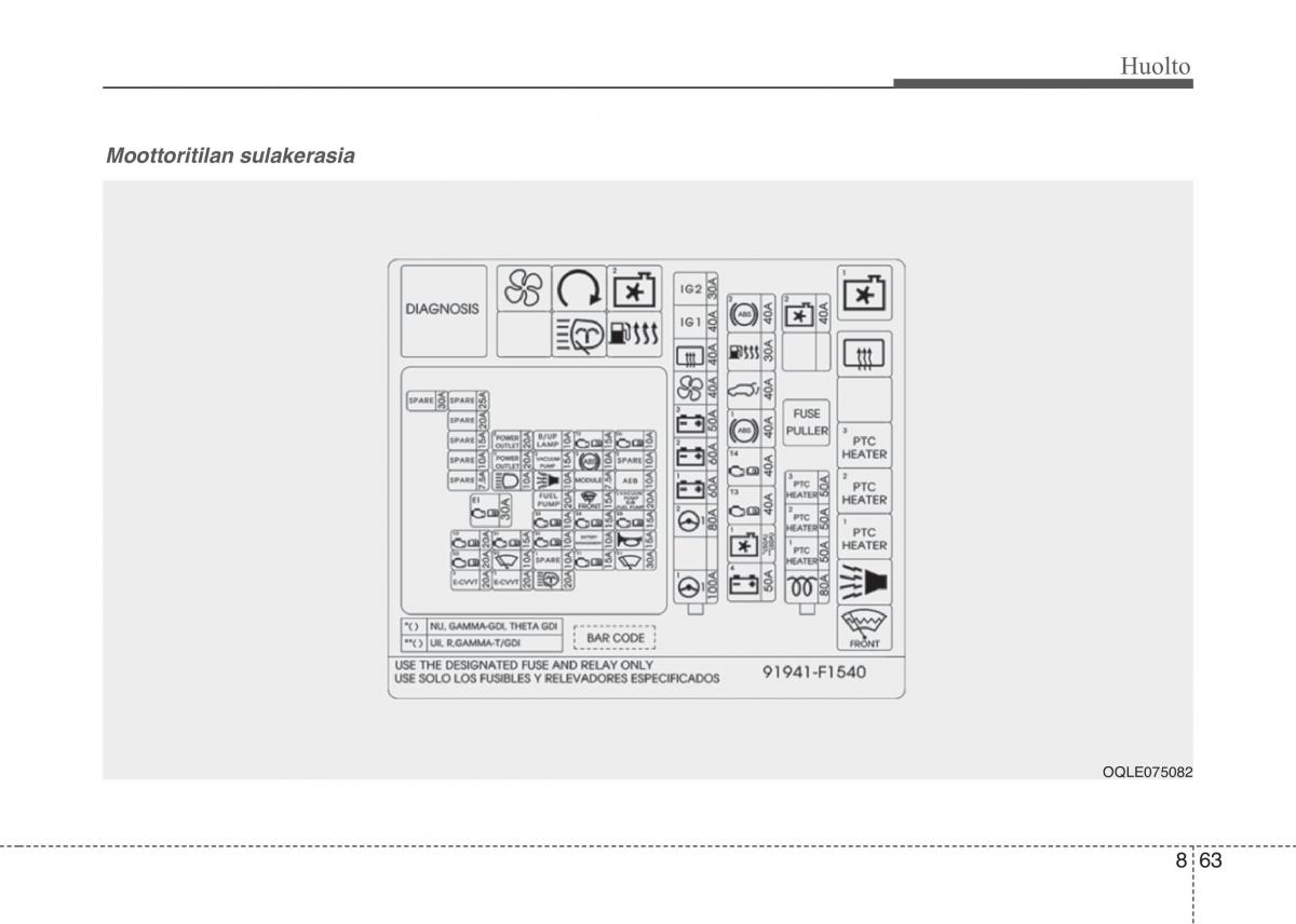 KIA Sportage IV omistajan kasikirja / page 688