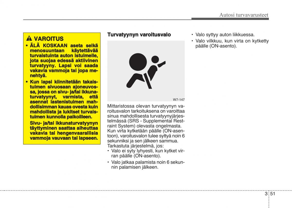 KIA Sportage IV omistajan kasikirja / page 70