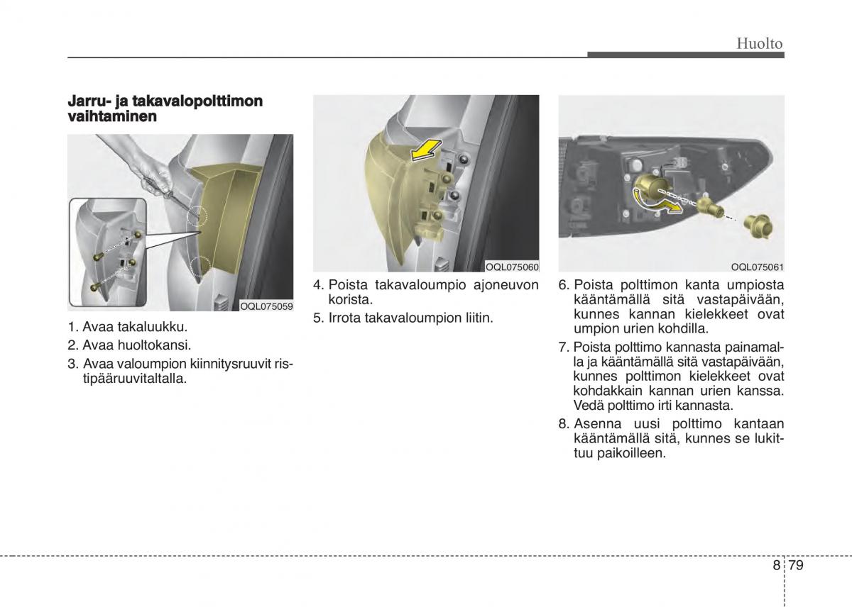 KIA Sportage IV omistajan kasikirja / page 704