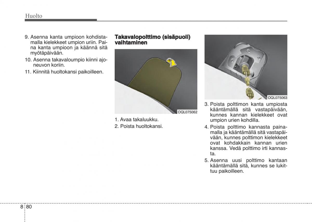 KIA Sportage IV omistajan kasikirja / page 705