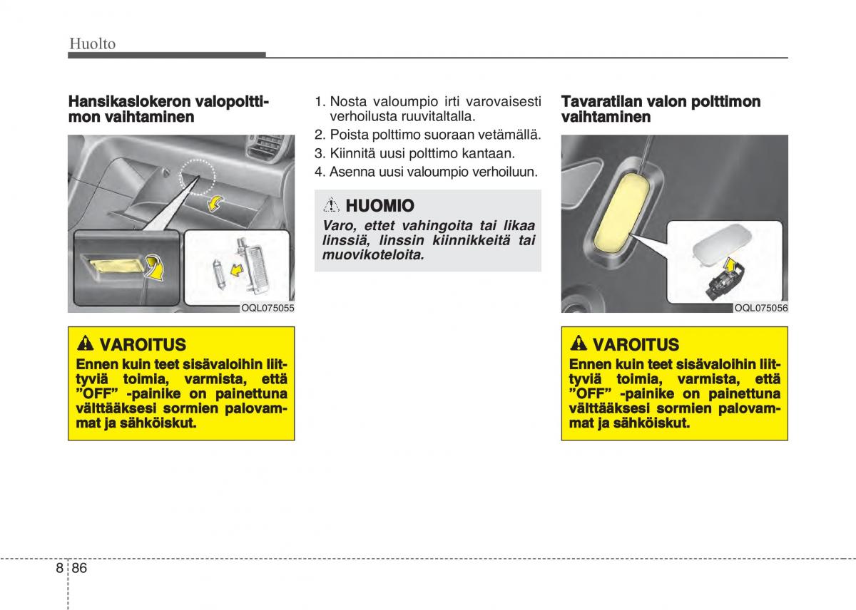 KIA Sportage IV omistajan kasikirja / page 711