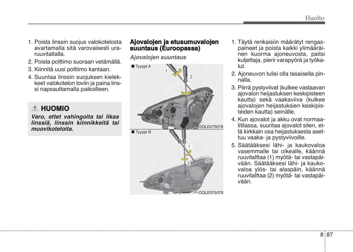 KIA Sportage IV omistajan kasikirja / page 712