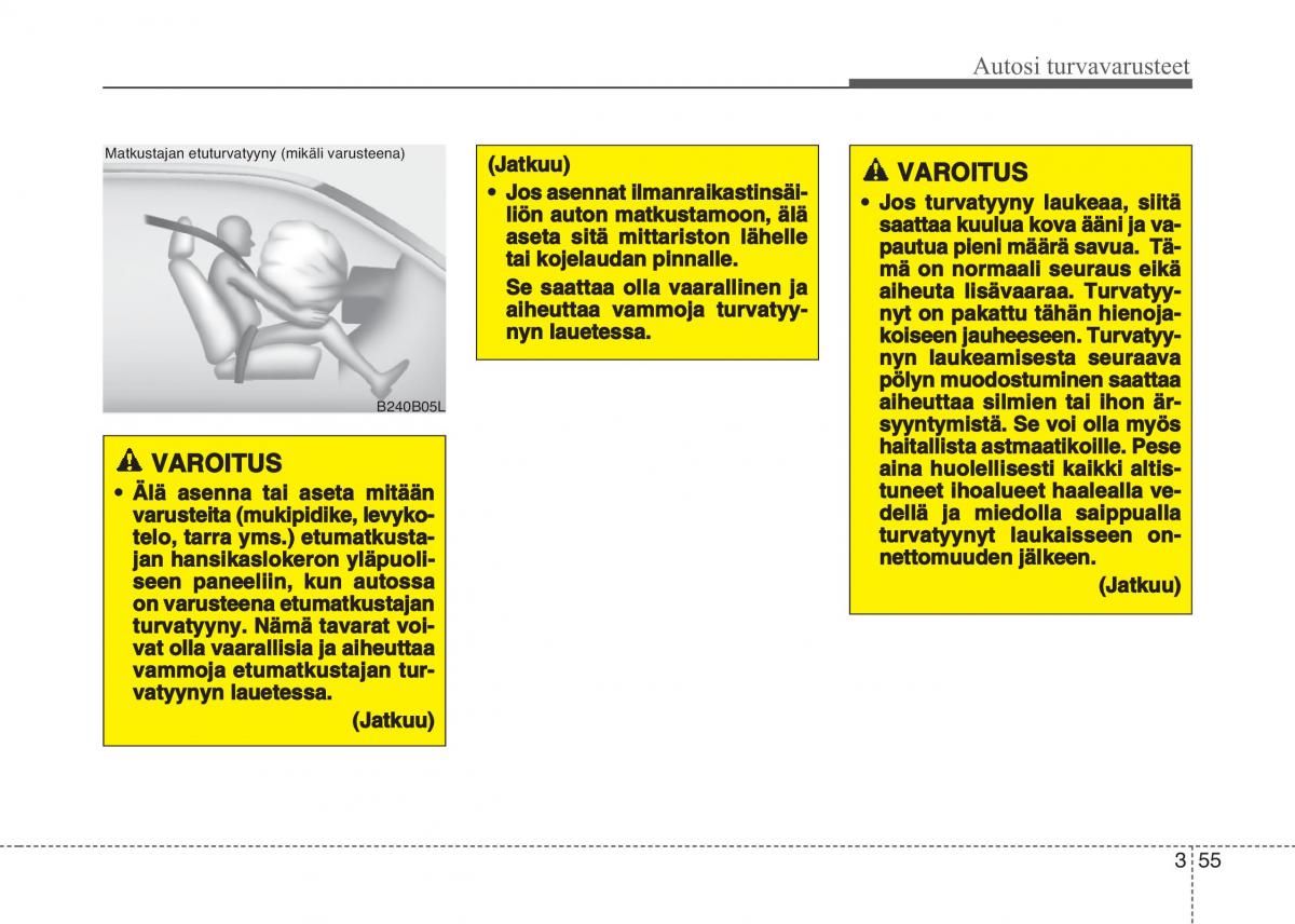 KIA Sportage IV omistajan kasikirja / page 74