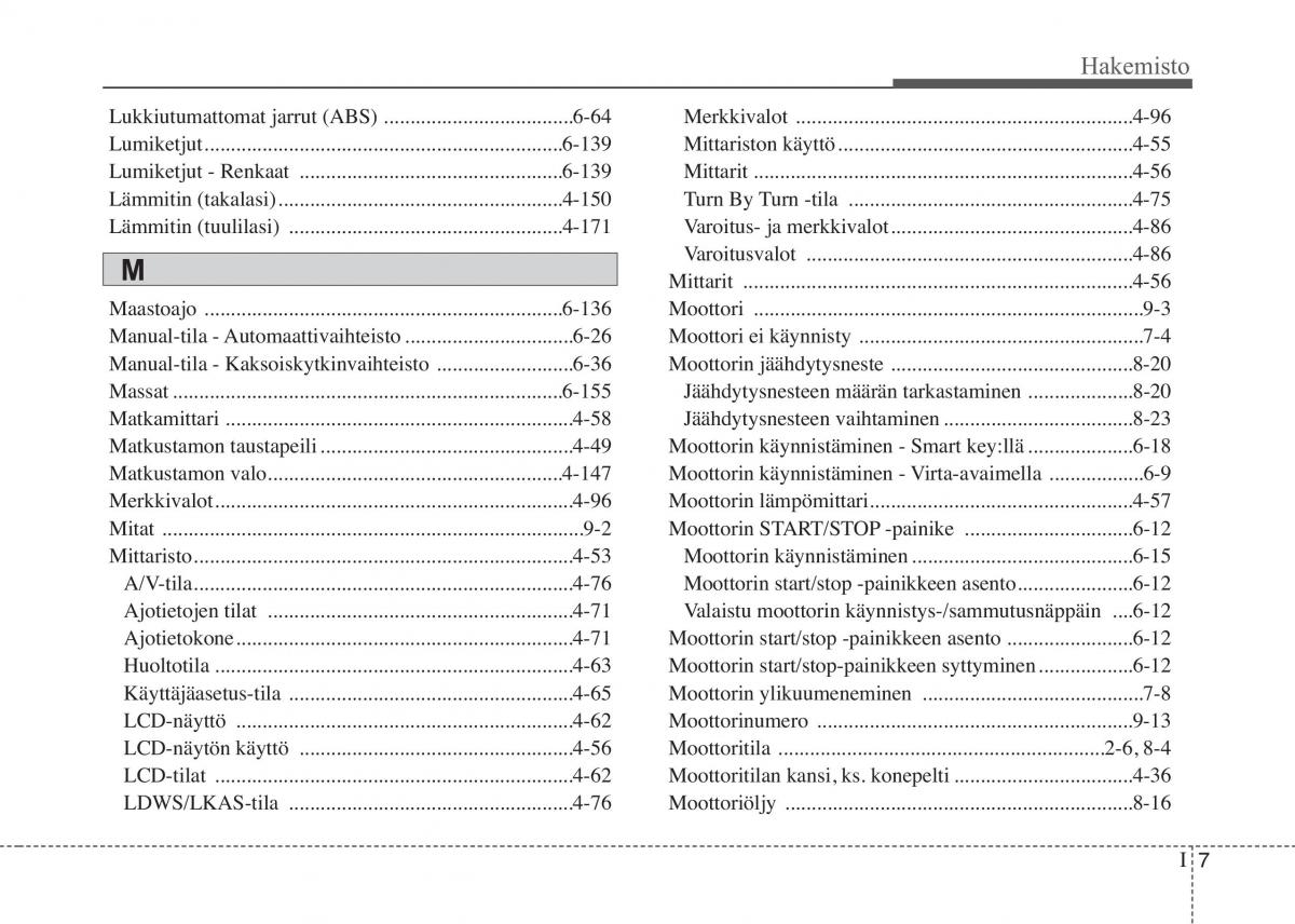 KIA Sportage IV omistajan kasikirja / page 750