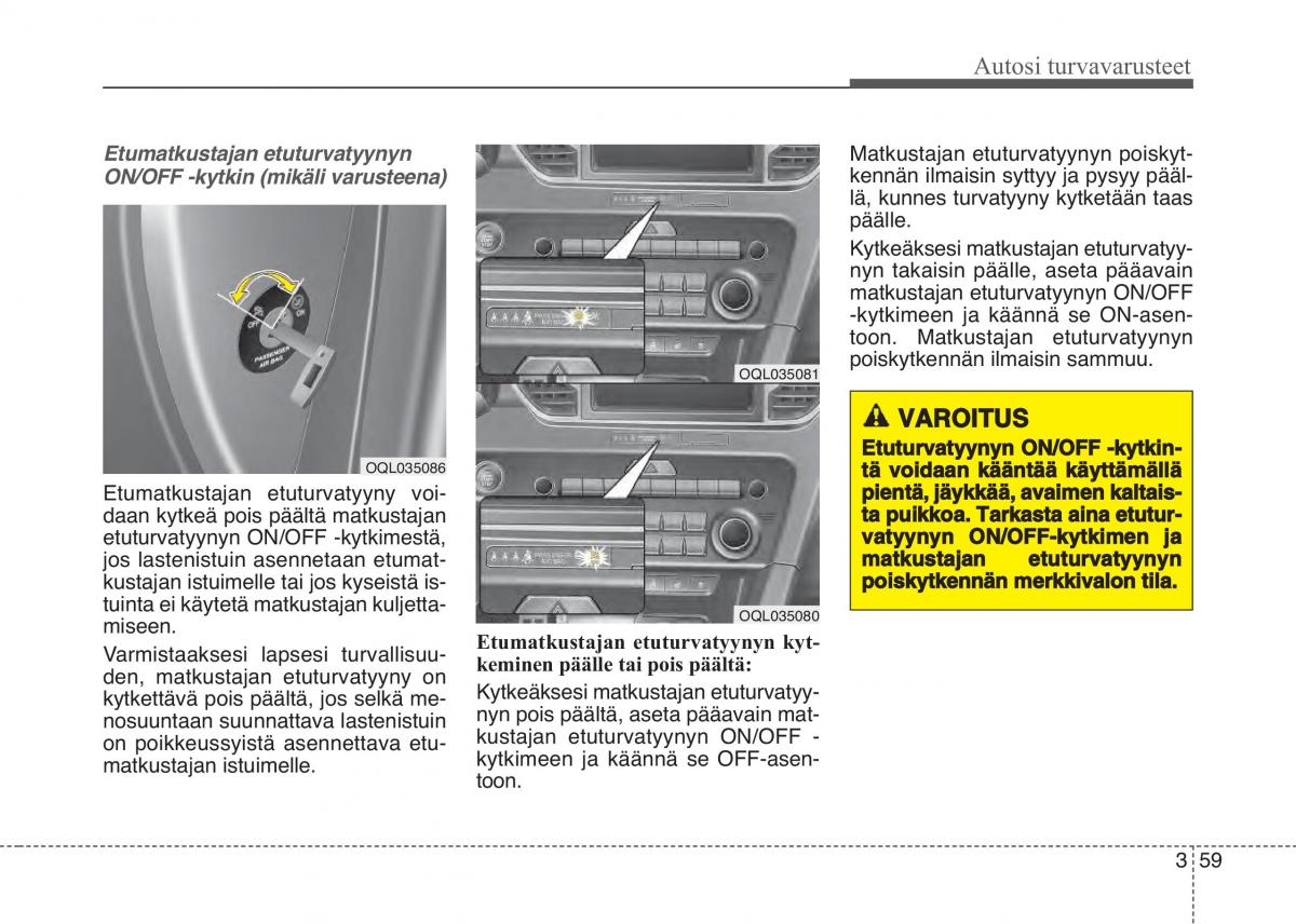 KIA Sportage IV omistajan kasikirja / page 78