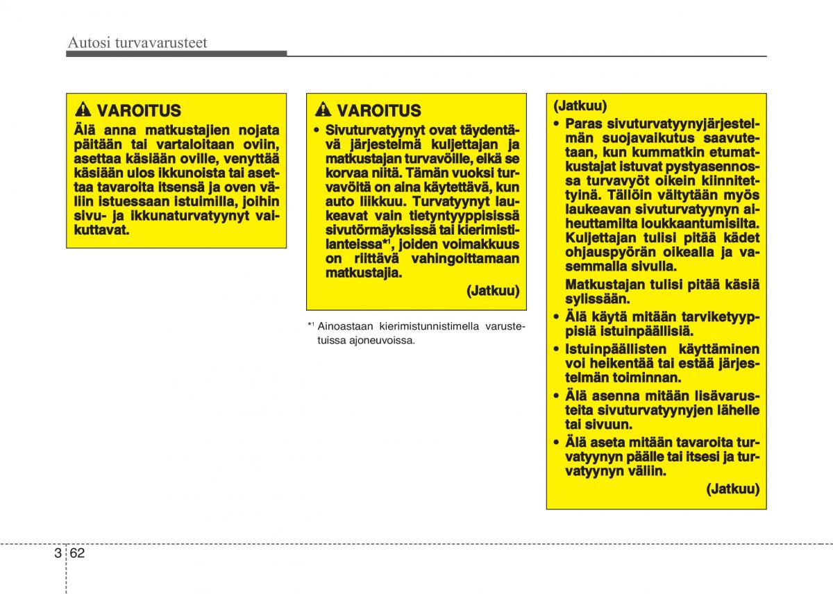 KIA Sportage IV omistajan kasikirja / page 81