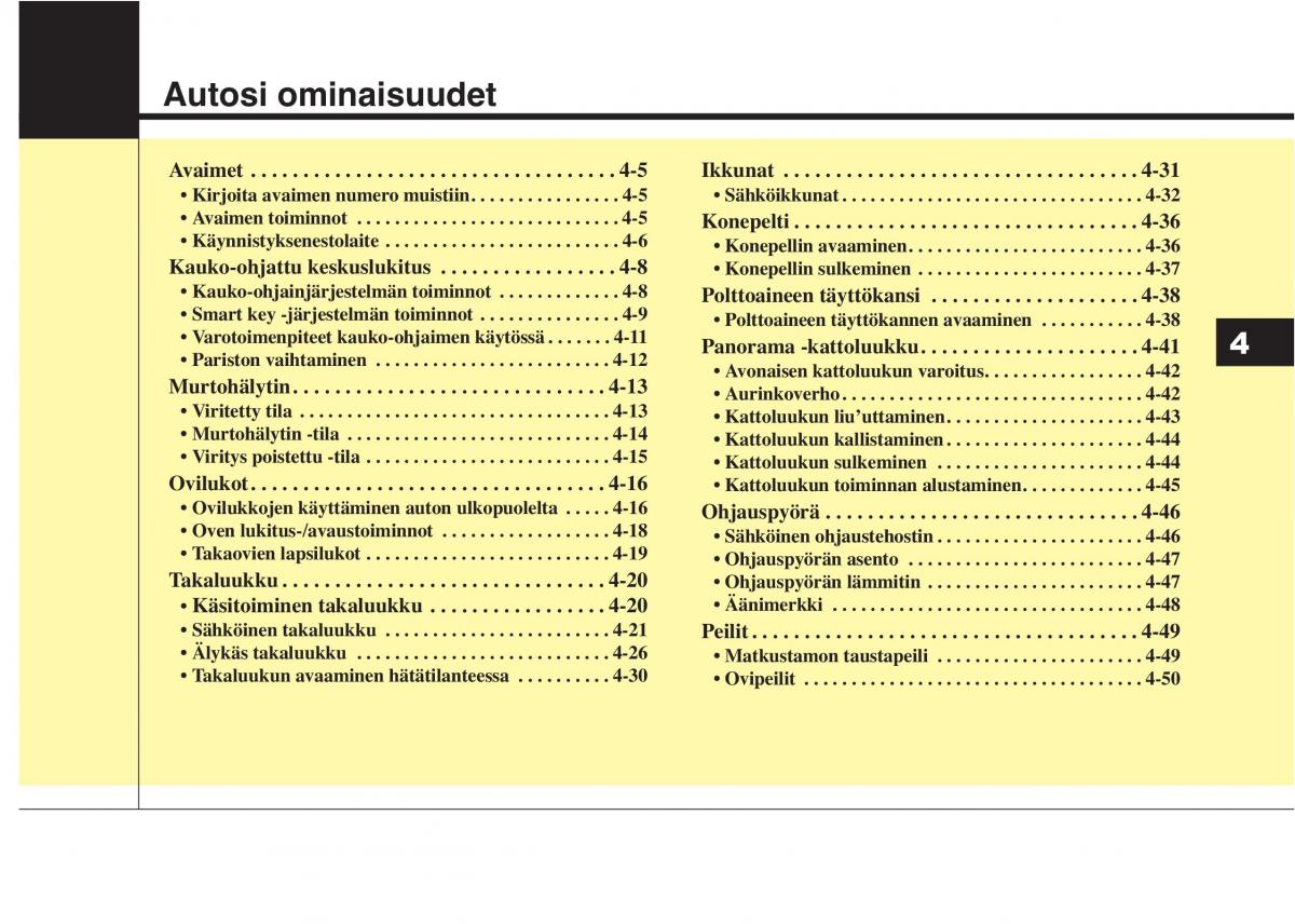 KIA Sportage IV omistajan kasikirja / page 92