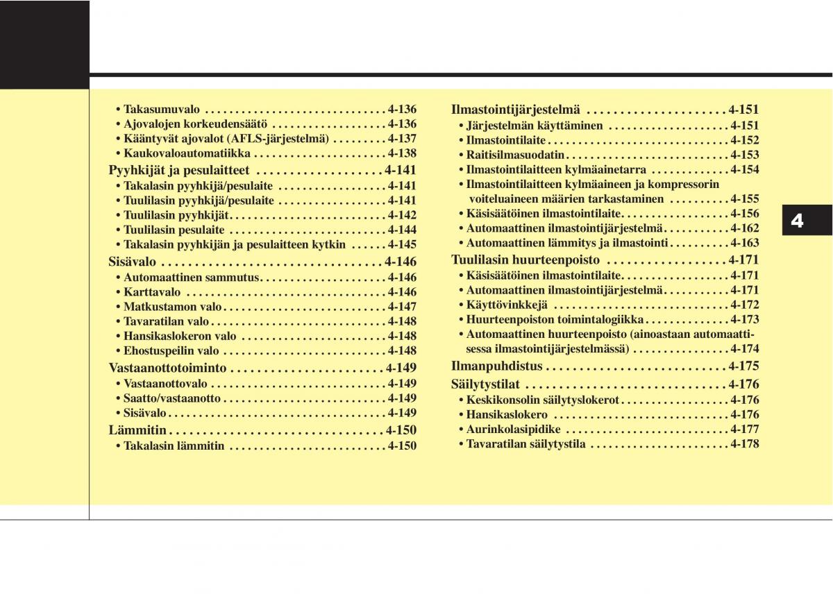 KIA Sportage IV omistajan kasikirja / page 94